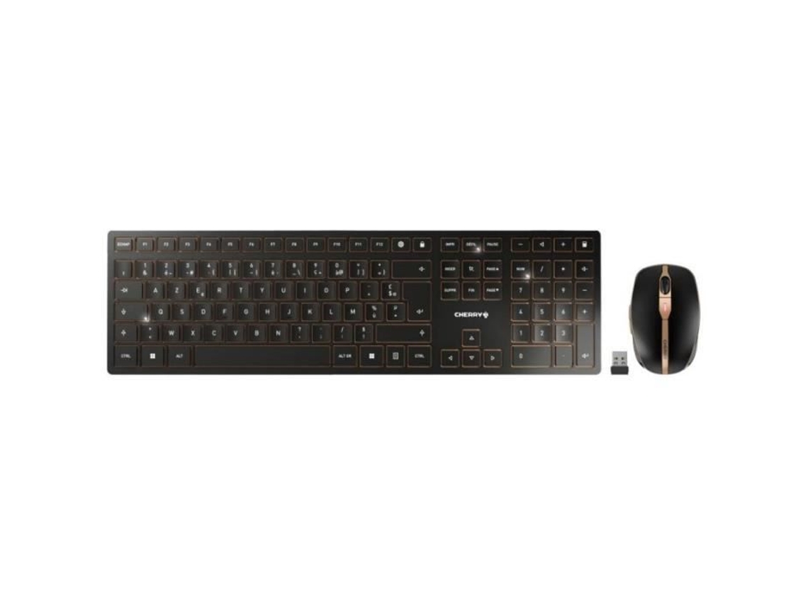 CHERRY Dw 9100 Slim Wirel Set Usb-Bt Branco/Bronze Jd-9100Fr-2