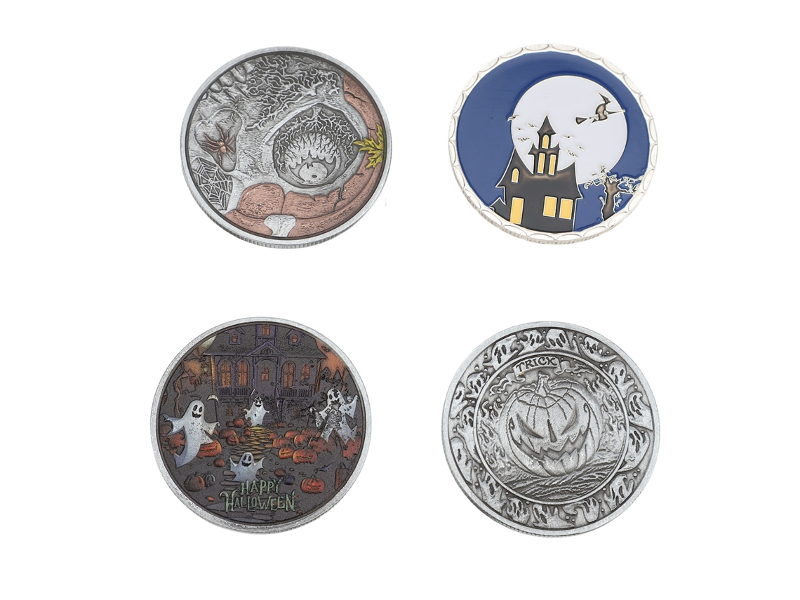 Moedas Comemorativas em Metal para Presentes Festivos