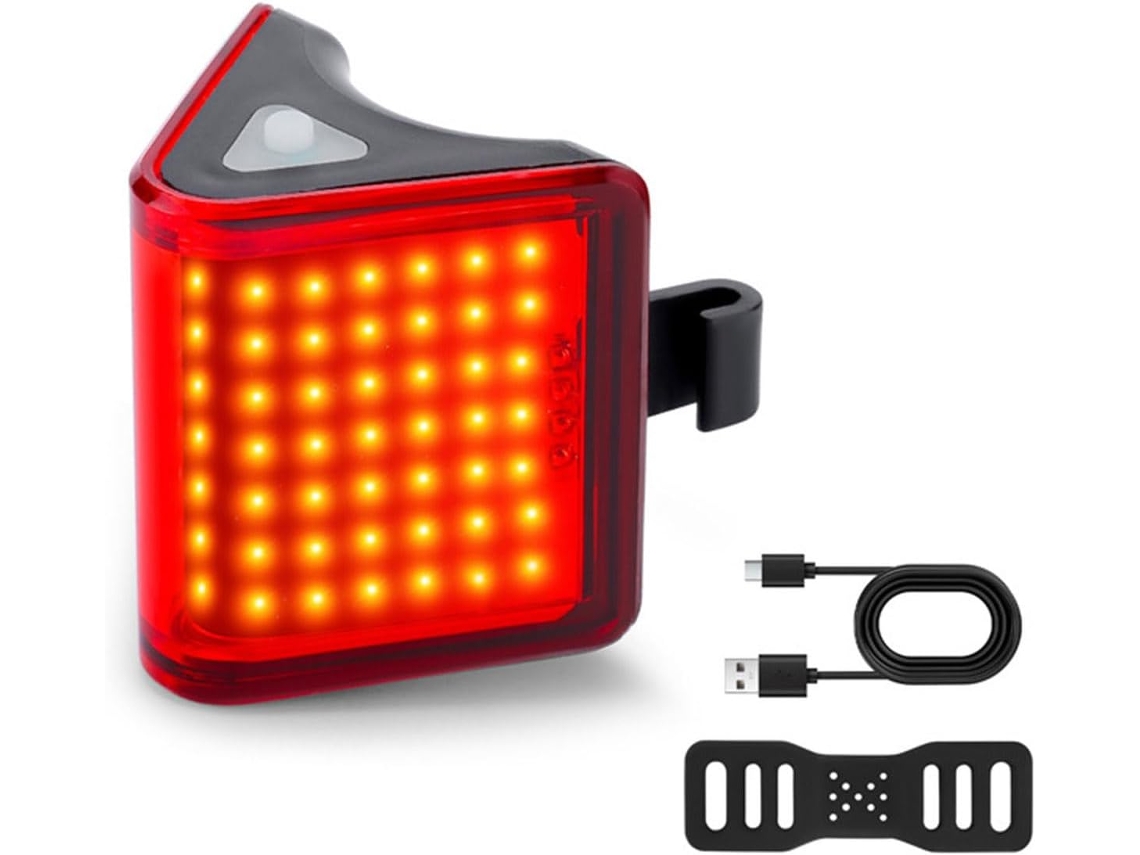 Luz De Segurança Recarregável Para Bicicletas Estrada, Lanterna