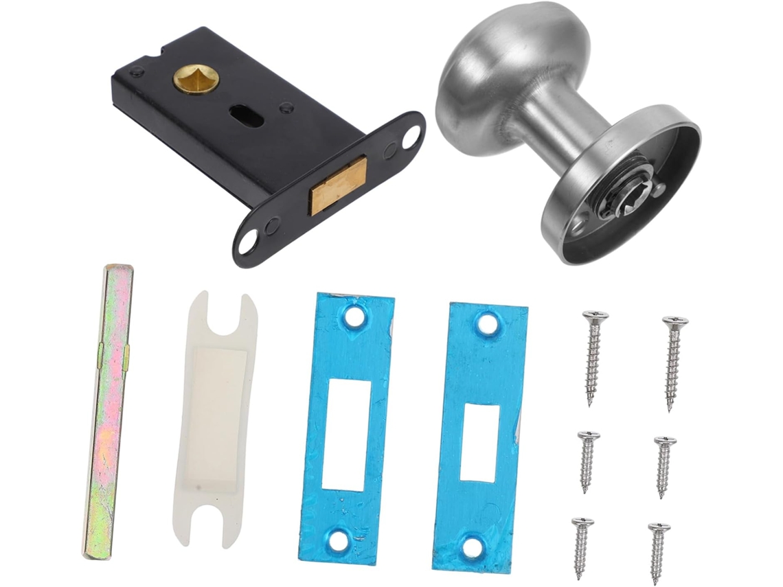 Conjunto De Maçanetas Aço Inoxidável Doitool Para Portas Grossas, Com Sistema De Privacidade Integrado E Design Elegante