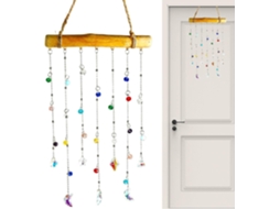 em com Prisma de 15 Cm , Feito À Mão, Prisma Banhado a Ouro, Decoração de Parede para Uso Doméstico e CHABERLU (5,9 Polegadas)