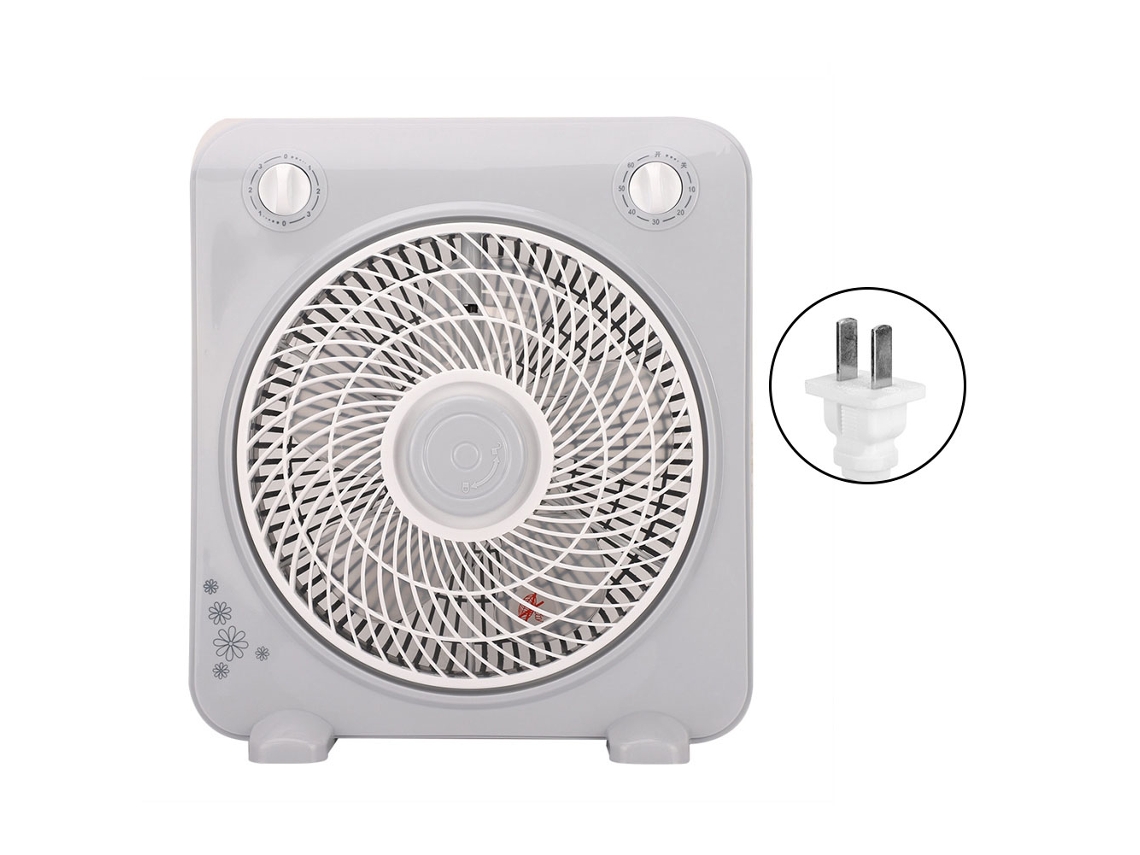 Ventilador Eléctrico De Caixa Laxiscreed, Silencioso E Com Timer Para Casa 220v
