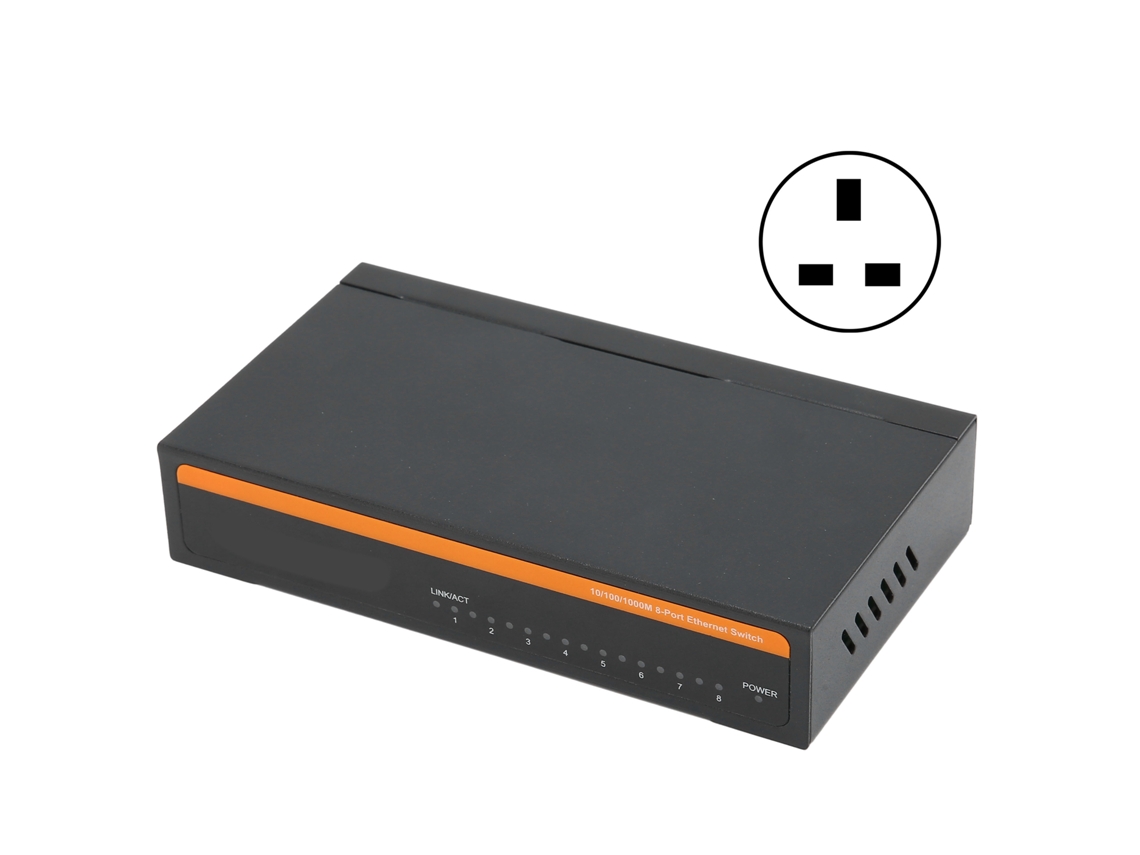Switch 8 Portas Gigabit LAXISCREED