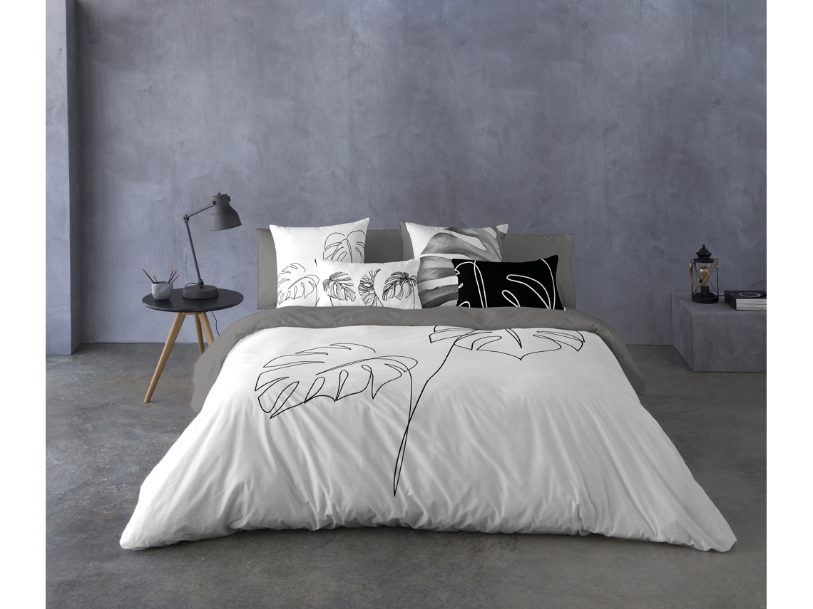 Capa de Edredão de Cama 180 Algodão Extra Macio Feito na Espanha Blanca NATURALS
