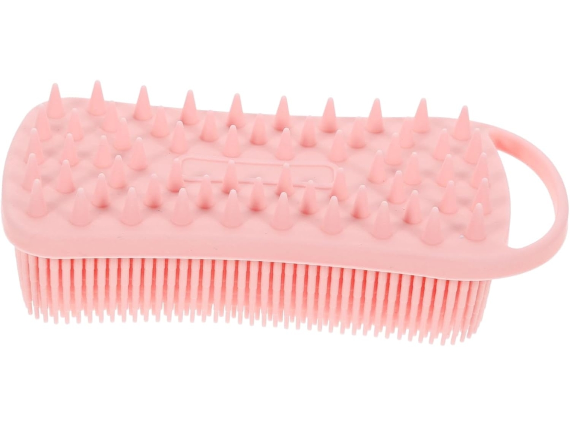 Lurelia Escova De Banho Para Bebé, Silicone Macio, Com Argola E Massagem Suave, Uso Diário Leve