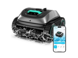 C1 Sem Fio Robótico Piscina Limpa Parede Escalada App Controle Cinza Verde Wybot