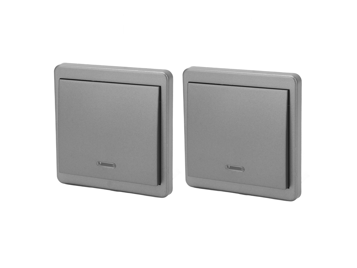 Laxiscreed Interruptor Sem Fios Interior, Controle De Luz De Uma Fase Em Abs