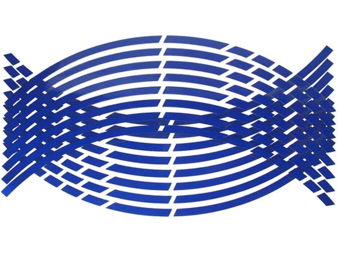 Fita Refletora Para Aros De Rodas De 43,2 Polegadas, Para Motocicletas, Bicicletas E Decoração Noturna