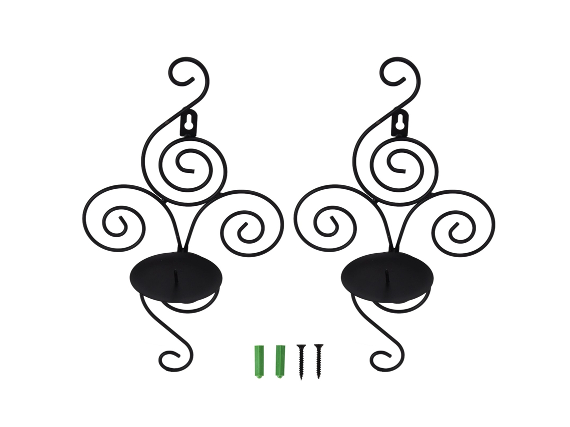 Suporte de Vela Parede Elegante LAXISCREED para Decoração
