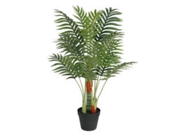 Vidaxl Palmeira Artificial Com 3 Troncos 85 Cm Pp Verde
