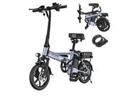 Bicicletas Elétricas Aovopro E14, 5000w 48v 10,4ah, 14 Mini Ebike, Velocidade De 35 Km/h E Alcance De 45 Km