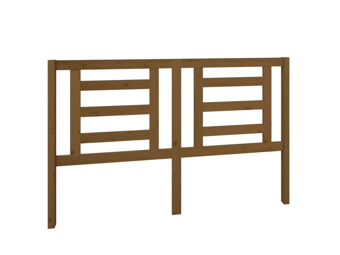 Cabeceira em Pinho Maciço Castanho Mel MAISON EXCLUSIVE (156x4x100 cm)