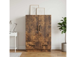 Vidaxl Buffet Carvalho Fumado 66 X 34,5 X 92 Cm Derivados De Madeira