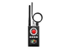 Detector Anti Espião Quadruplo Detecta Bugs, Rf, Câmeras Ocultas. Localize Câmeras para Áudio Sem Fio. Versão atualizada. Yizhood (preto)