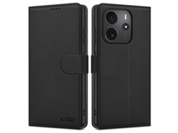 Carteira TECH PROTECT Para Xiaomi Redmi Note 14 4g Lte Capa De Couro