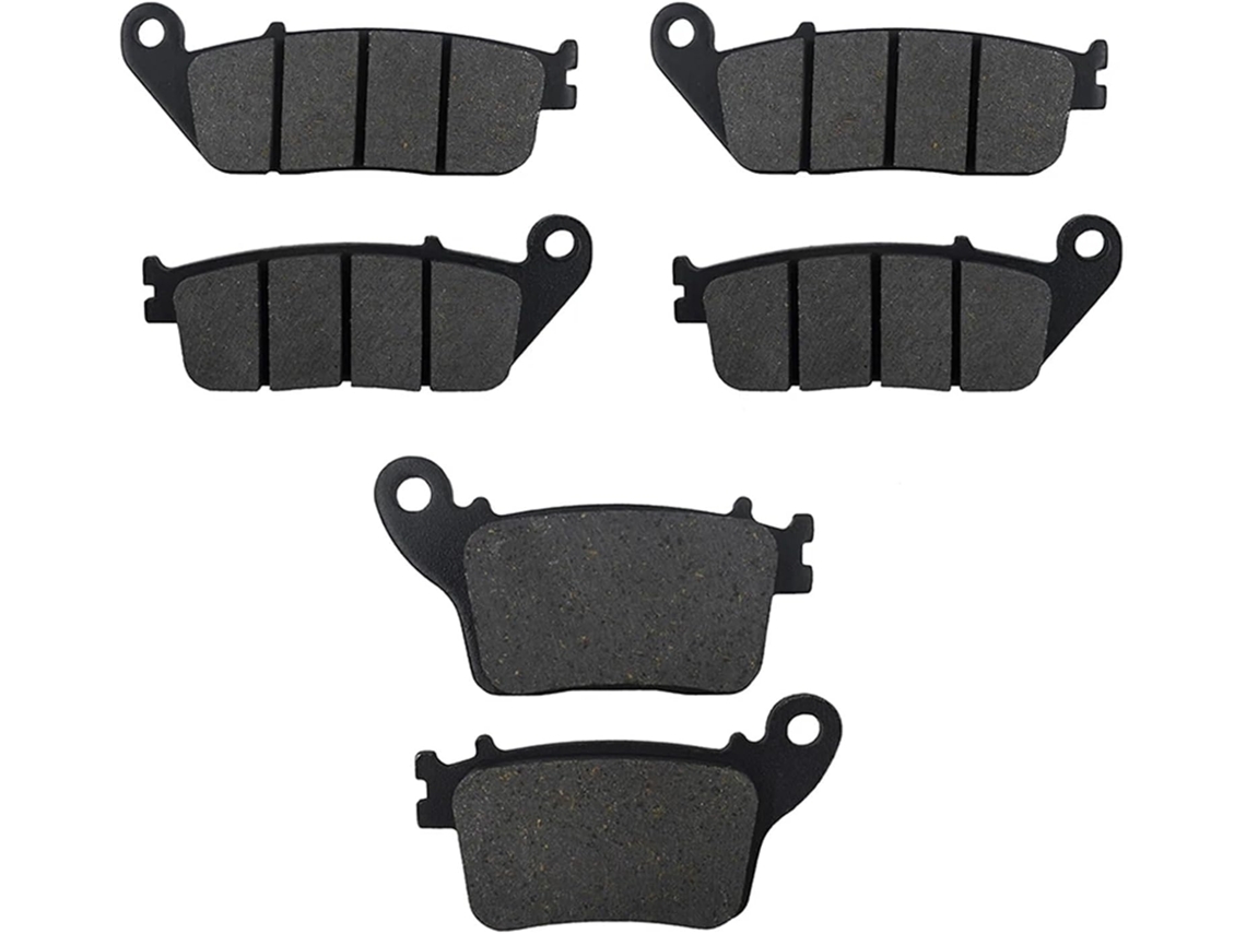 Pastilhas de Freio Universais Dianteiras e Traseiras para Motocicletas Cb600 Dimensões Dianteiras: 102 X 38 9