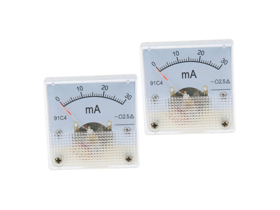 Medidor De Corrente Cc Analógico 0-30 Ma Amperímetro Precisão 2 5"