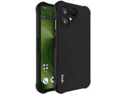 Capa Tkdaddy Imak Para Fairphone (gen. 6) Tpu, Capa Protetora Para Celular, Airbag, Proteção Contra Choque, Preta Fosca