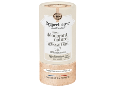 RESPECTUEUSE Meu Desodorizante Natural Orgânico Hipoalergénico 50 G