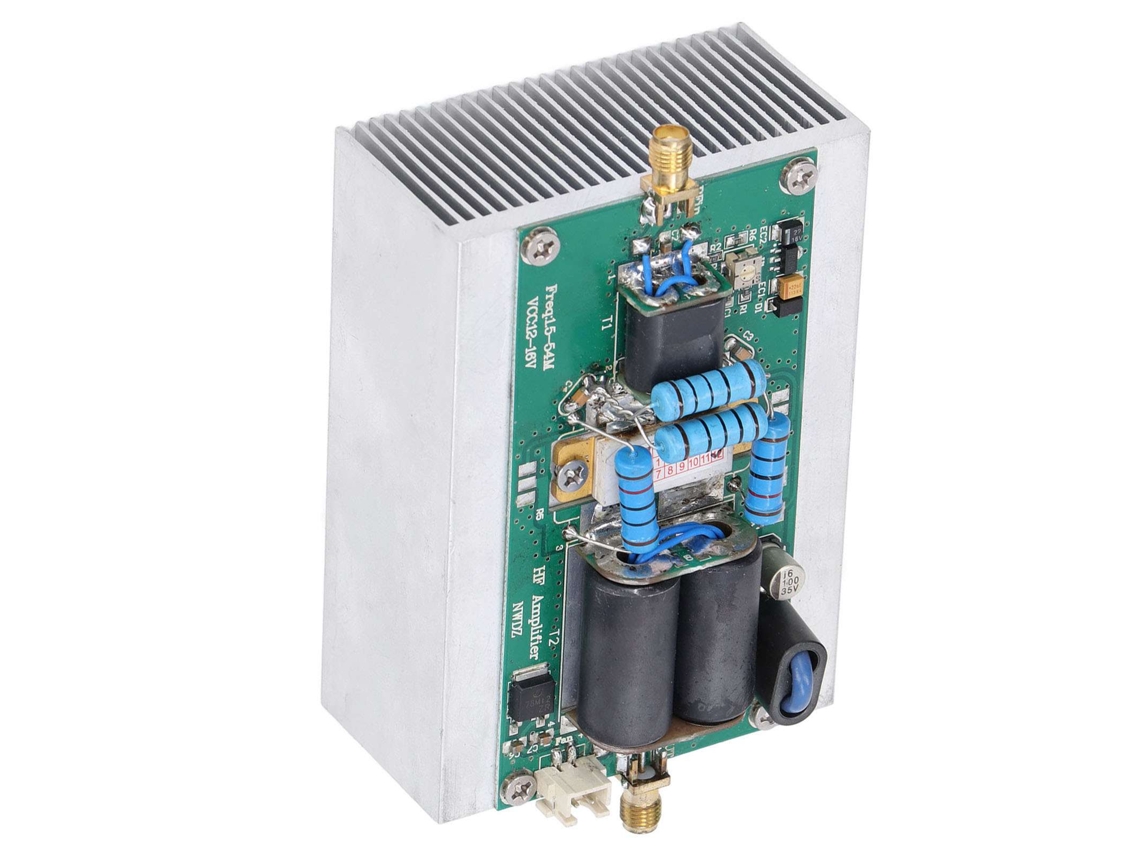 Amplificador de potência linear HF 1,5-54 MHz 50 W para rádio amador Yaesu FT-817 Kx3 (SSB/CW/AM/FM)