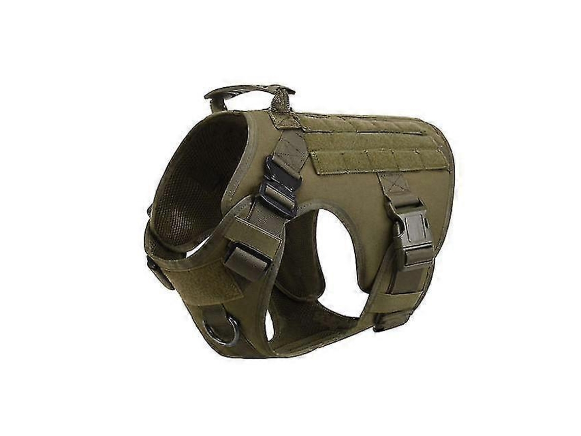 Tremador Tático Canino Ajustável Com Fecho De Metal Náilon Colete Para Cães Grandes