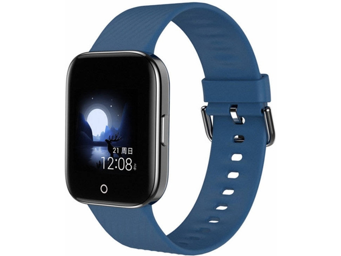 X2 Smartwatch Fitness Tracker com frequência cardíaca 24h, pressão arterial, oxigênio no sangue e monitor de som Bestvite (azul)