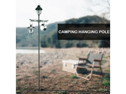 Pole de Suspensão Camping para Lanternas e Panelas