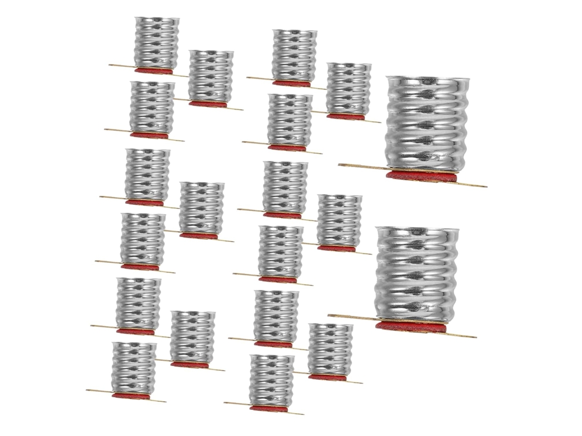 Conjunto De 20 Soquetes De Rosca Para Lâmpadas Led Pequenas