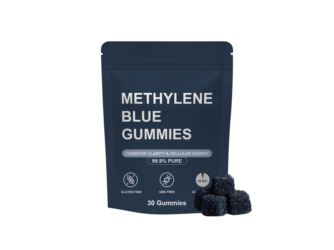 Gomas LAXISCREED Methylene Blue para Energia Diária, Nutrição Leve e Aumento de Energia