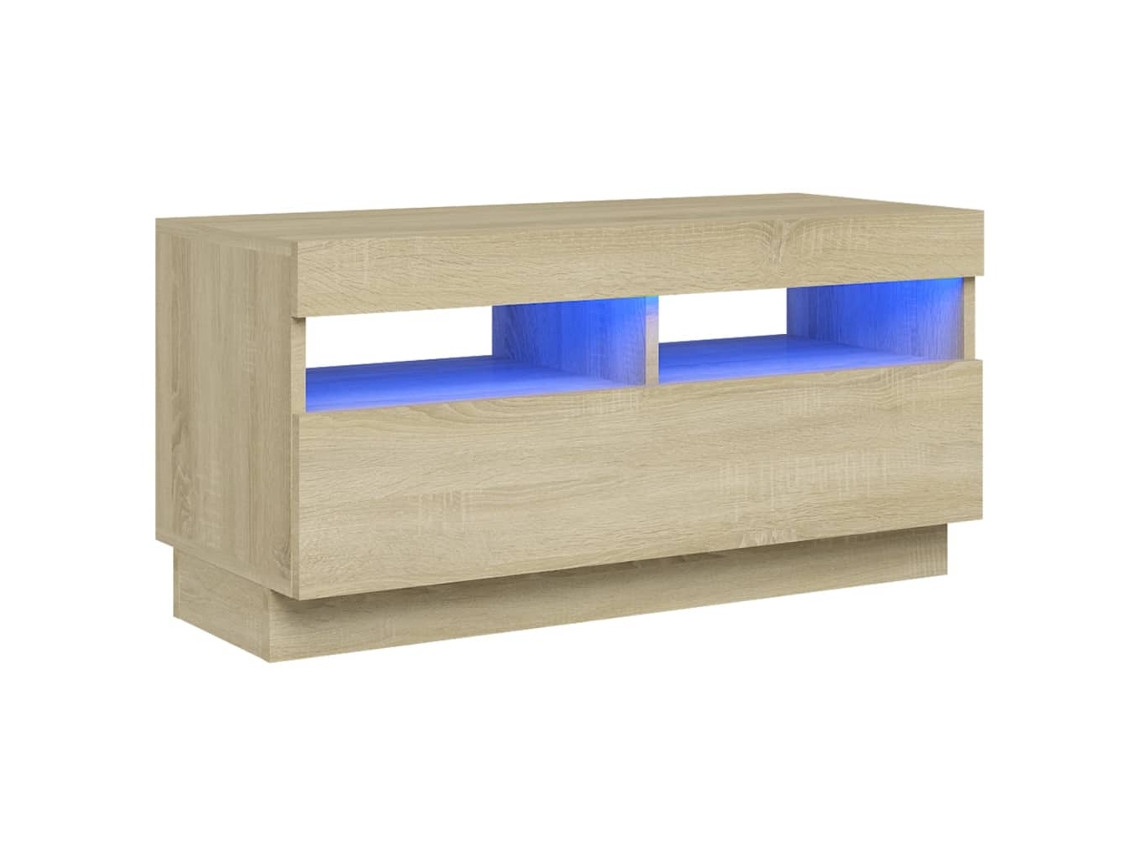 Tv Cabinet, Tv Cabinets Vidaxl Marrom Madeira Processada (n/a)
