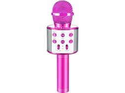 2026 brinquedos Musicais para Meninos de 4 12 Anos, Microfone Karaokê Bluetooth Infantil