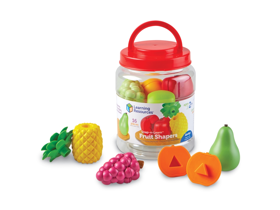 Recursos De Aprendizagem Moldes De Frutas Snap N Learn™ Learning Resources