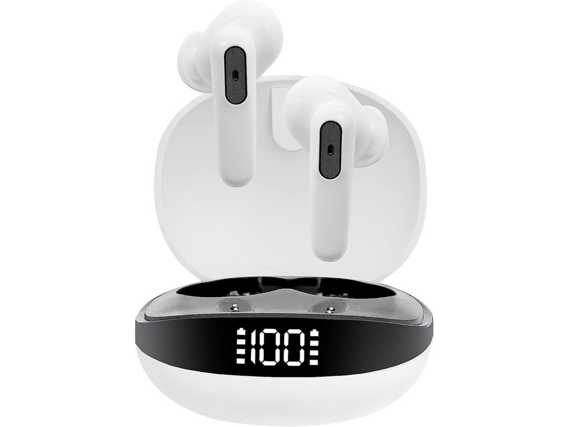 Auriculares YIZHOOD True Wireless Bluetooth Branco
