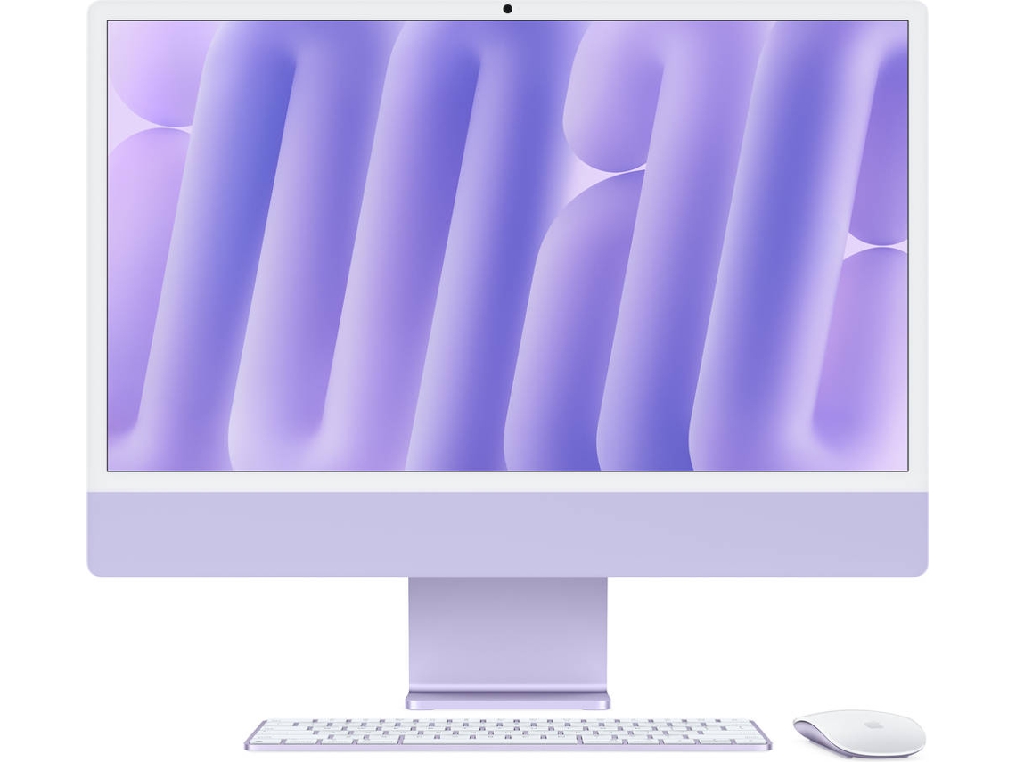 iMac APPLE CTO Roxo (24" - Apple M4 - RAM: 24 GB - 1 TB SSD - Teclado Inglês EUA)