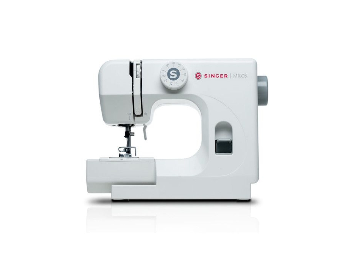 M1005 Máquina de Costura Semiautomática Elétrica Branca SINGER
