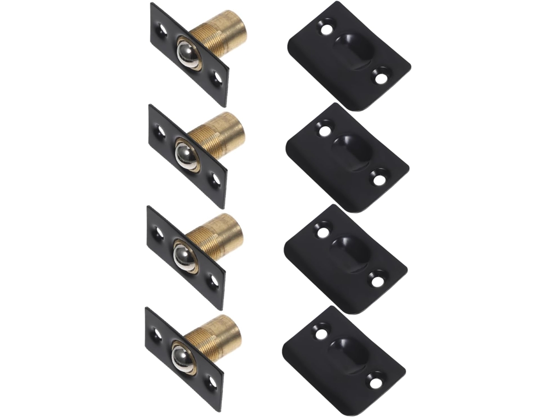 Conjunto De 4-fechos Esfera Ajustáveis Em Aço Inoxidável Yardenfun Portas Internas Armários E Guarda Roupas