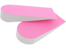 Palmilhas Invisíveis De Eva Para Elevação Do Calcanhar, 1par, Rosa