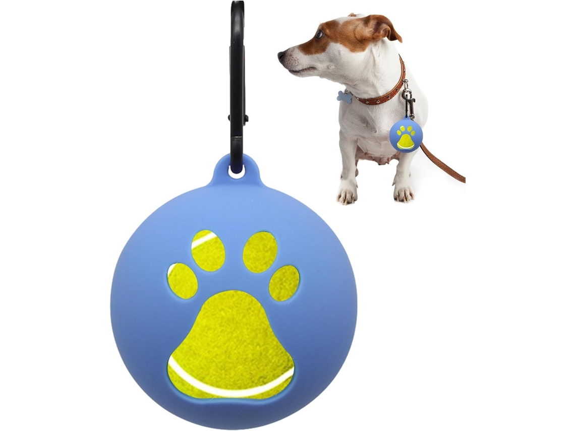 Suporte Bola De Tênis Coleira Cachorro