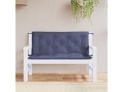 Almofadas para banco de jardim 2 peças 120x50x7cm Oxford azul marinho Dkd Home Decor