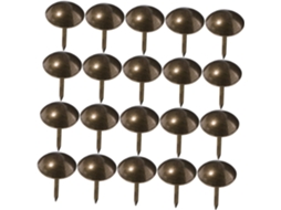 100 Peças De Tachas Decorativas Ferro Para Estofamento E Decoração