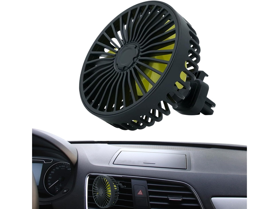 Ventilador Usb Para Carro, Ventilador Potente E Compacto Para Veículos