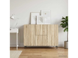 Vidaxl Buffet Carvalho Sonoma 89 X 34,5 X 62 Cm Derivados De Madeira