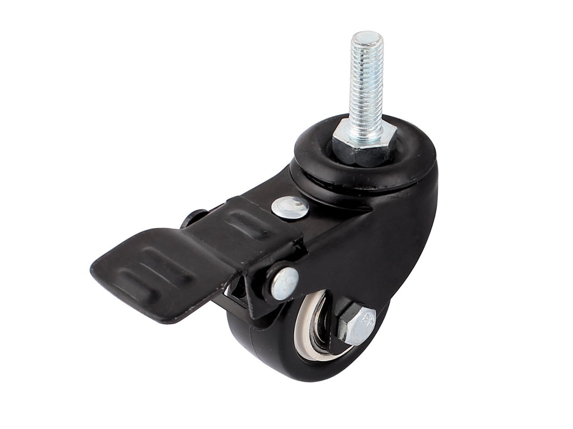 Com Freio Para Carrinho De Compras Aexit De 3,8 Cm Co, Giratório