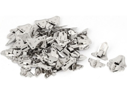 Fechos de Alternância para Caixa Ferramentas/joias, Cor Prata, 50x35x8mm, 30 Peças CHABERLU