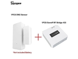 Sensor De Porta/janela Sem Fio Sonoff Dw2 Rf 433mhz Com Notificações Via Aplicativo Para Alarme De Segurança Residencial Inteligente. Compatível