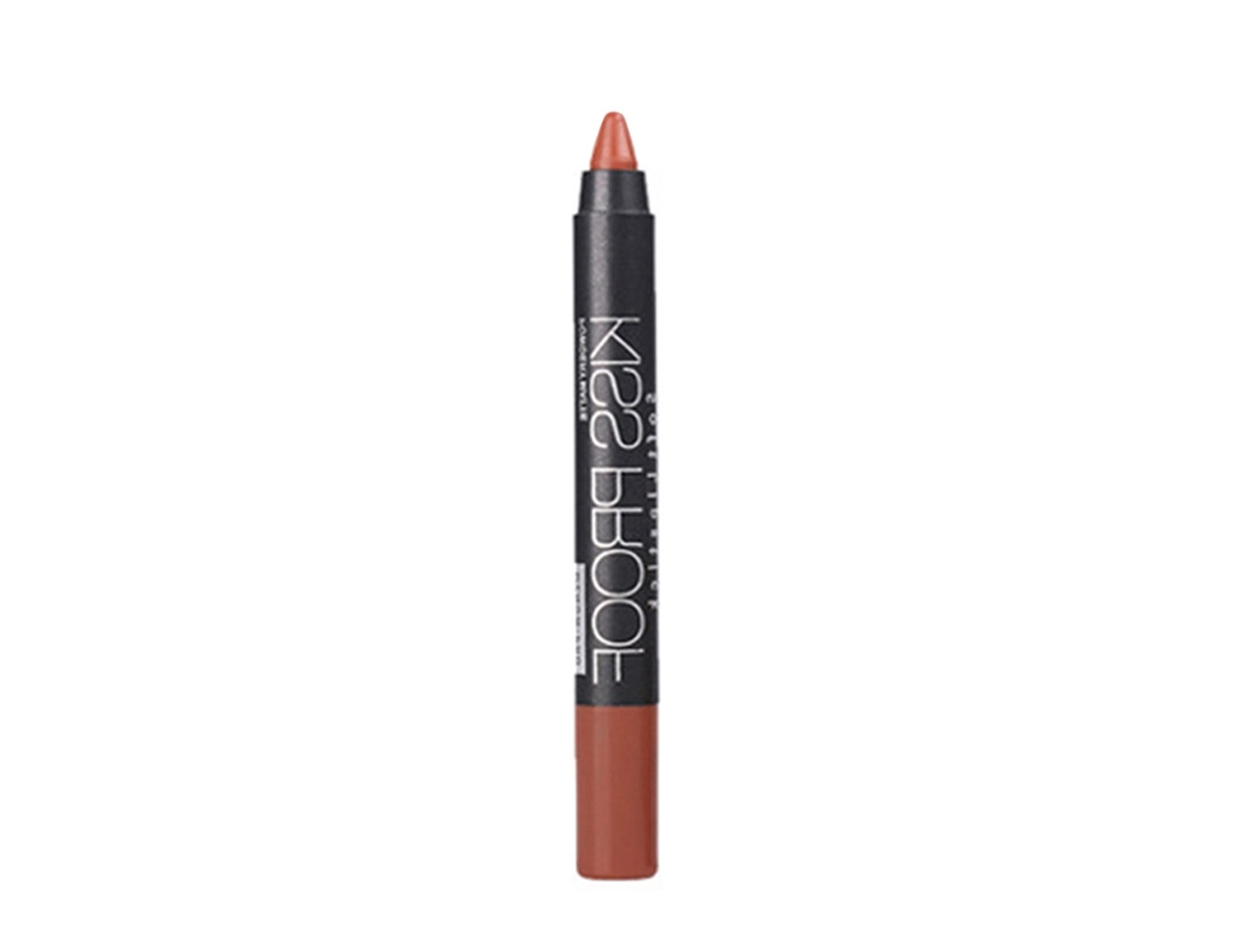 Batom Matte Menow 06: Hidratante, de longa duração, em formato de lápis e gloss labial.