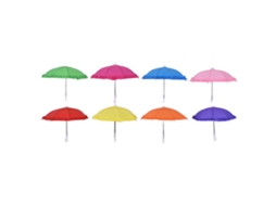 Mali 8 Guarda chuvas Miniatura de Boneca Cute Brinquedos Acessórios para Bonecas Decoração Jogos