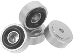 Beavorty Conjunto De 4 Pés Borracha Antiderrapantes 20mm Para Tábua Corte Com Parafusos, Protetores De Almofadas