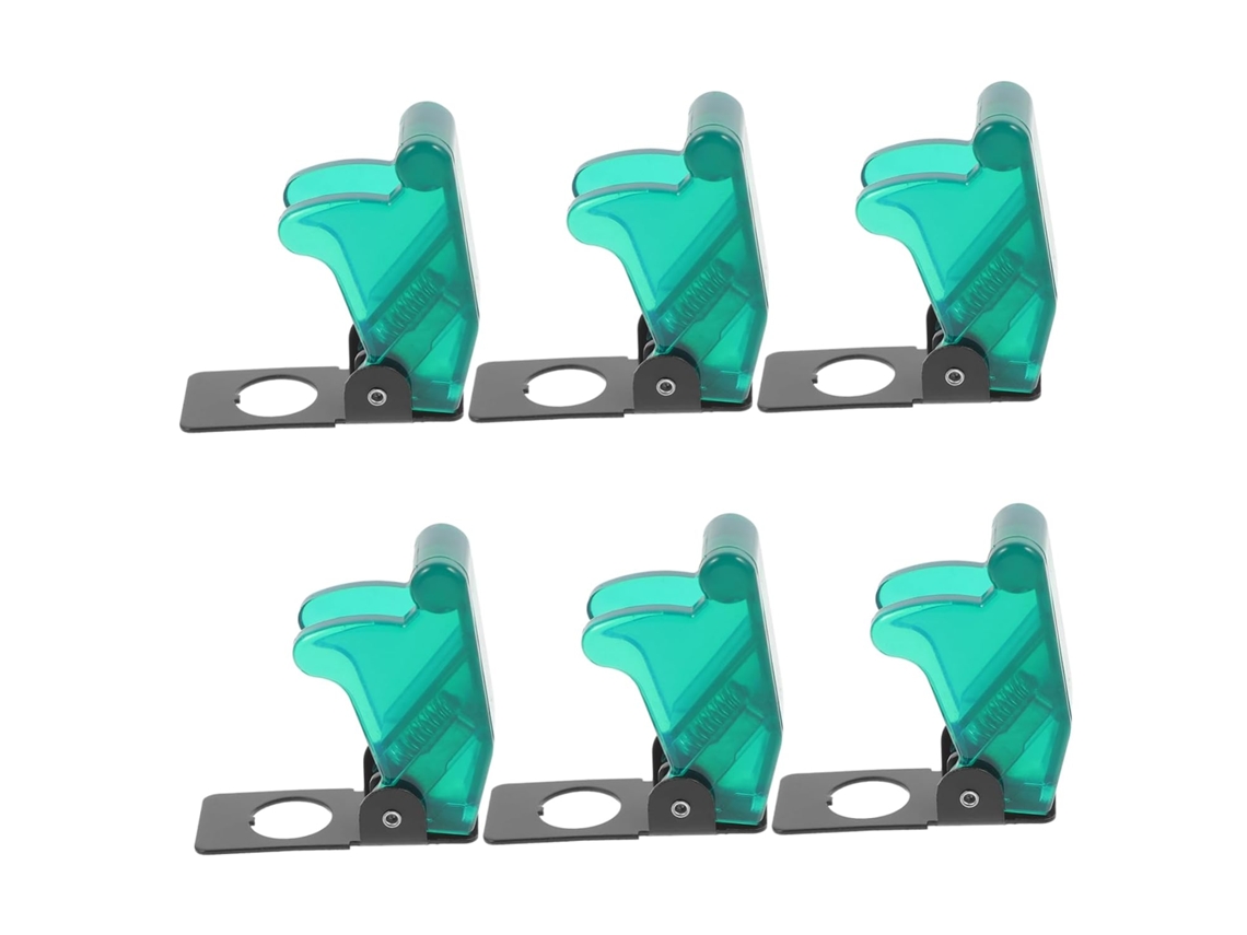Conjunto De 6 Peças De Capas Protetoras Para Interruptores Basculantes, À Prova D'água E Poeira.