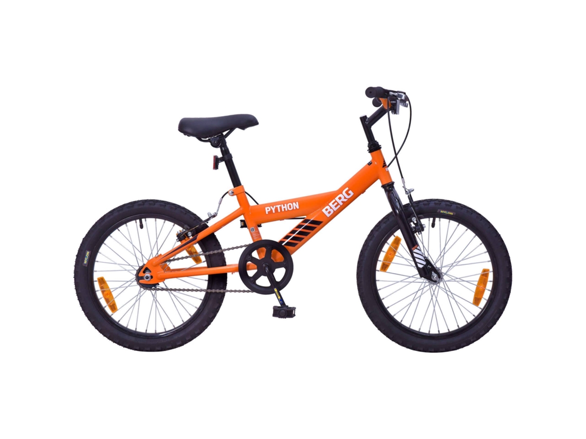 Bicicleta Júnior Python Roda 18'' 6-8 Anos Laranja BERG 1 un